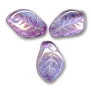 Feuilles ondulées 14x9 mm Lumi Amethyst x20|raw }}