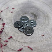 Bouton de couture en Nacre - Atelier Brunette - Glitter 12 mm Forest x1