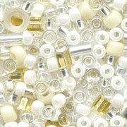 Mix de rocailles Toho TX-3212 - Hasu White Mix x10g|raw }}