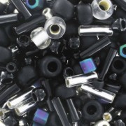 Mix de rocailles Toho TX-3225 - Yozora Jet/Silver Mix x10g|raw }}