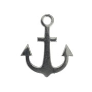 Breloque Ancre 14x12 mm en Acier inoxydable pour la création de bijoux fantaisie x1