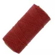 Bobine de fil ciré Linhasita pour micro macramé 1 mm - Rouge Cadmium (677) x168m