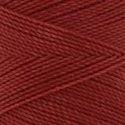 Bobine de fil ciré Linhasita pour micro macramé 1 mm - Rouge Cadmium (677) x168m