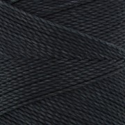 Bobine de fil ciré Linhasita pour micro macramé 1 mm - Gris Foncé (474) x168m