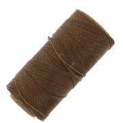 Bobine de fil ciré Linhasita pour micro macramé 1 mm - Marron Terre (666) x168m|raw }}