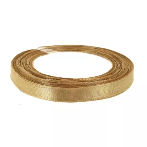 Ruban Satin 10 mm Ocre x 20 m