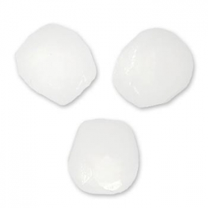 Facettes 2.5 mm Opaque White x50
