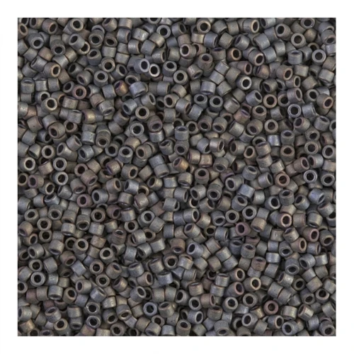 Miyuki Delica 15/0 DBS0307 - Mat Metallic Silver Gray x5g