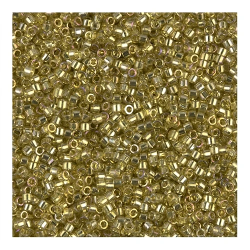Miyuki Delica 15/0 DBS0124 - Tr Golden Luster Olive x5g