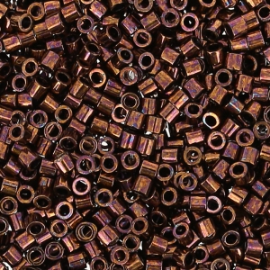 Miyuki Delica 15/0 DBS0012 - Metallic Dark Raspberry x5g