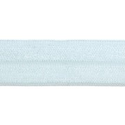 Ruban élastique satin effet brillant 15 mm - Bleu ciel x 1m