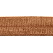 Ruban élastique satin effet brillant 15 mm - Terracotta x 1m|raw }}