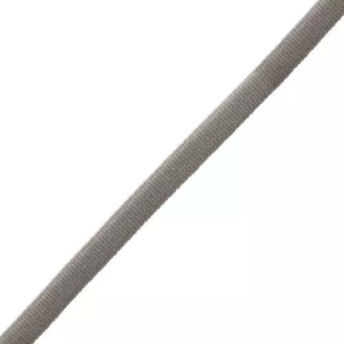 Cordon élastique uni 5 mm - Gris x 1 m