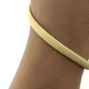 Cordon élastique uni 5 mm - Gris x 1 m