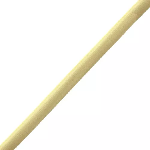 Cordon élastique uni 5 mm - Vanille x 1 m