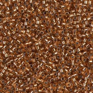 Miyuki Delica 15/0 DBS0181 - Light bronze Silver Lined x5g