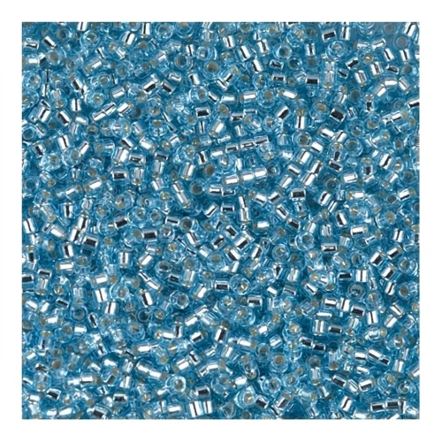Miyuki Delica 15/0 DBS0044 - Aquamarine Silver Lined x5g