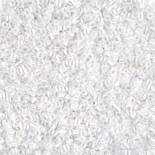 Miyuki Delica 15/0 DBS0201 - White Pearl Ceylon x5g