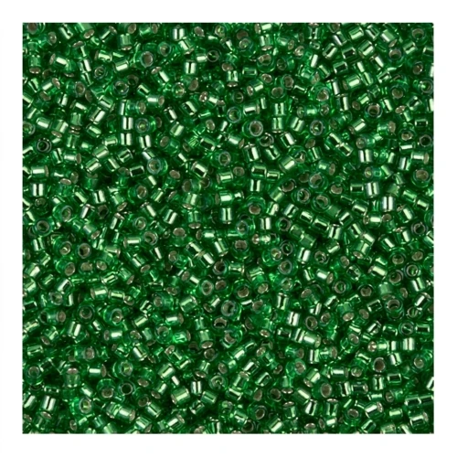 Miyuki Delica 15/0 DBS0046 - Green Silver Lined x5g