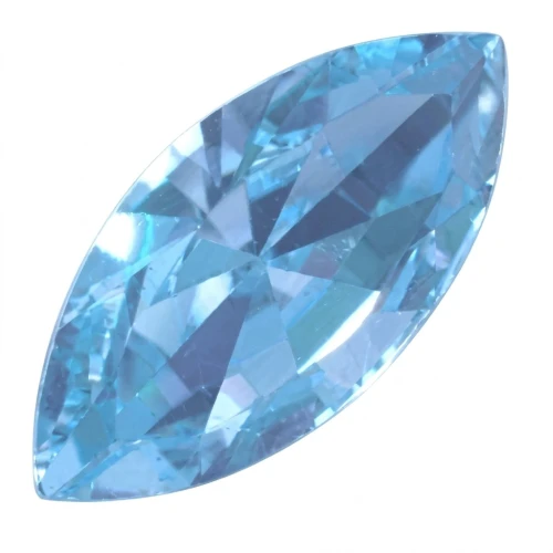 Navette PureCrystal 4228 15x7 mm Aquamarine
