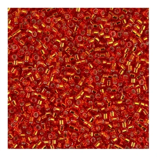 Miyuki Delica 15/0 DBS0043 - Silver Lined Flame Red x5g