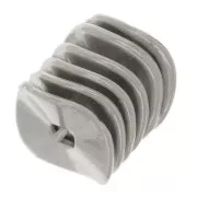 Rondelles intercalaires irrégulières 9.5 mm - Argenté x10