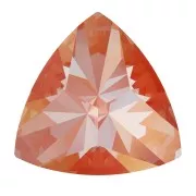 Cabochon triangle PureCrystal 4799 9 mm Crystal Orange Glow Delite x 1