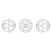 Perles rondes  PureCrystal 5000 6 mm Amethyst Shimmer x6