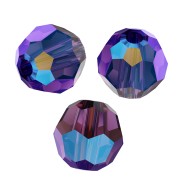 Perles rondes  PureCrystal 5000 4 mm Amethyst Shimmer  x20|raw }}