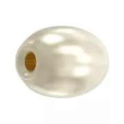 Perles nacrées PureCrystal Grain de riz - 5824 4 mm Cream Pearl x20