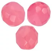 Facettes 10 mm Rose Opal x10
