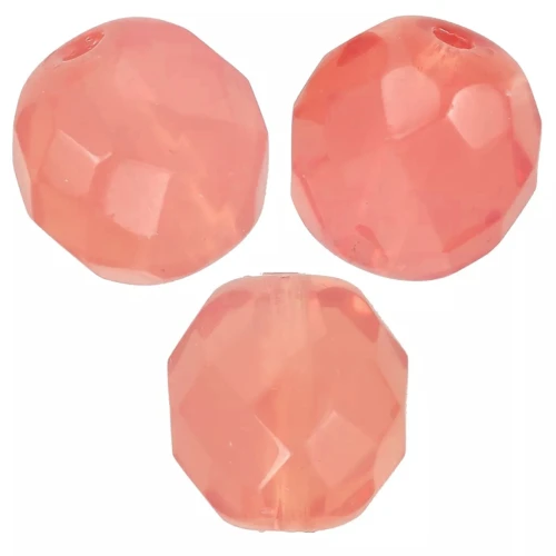 Facettes 10 mm Rose Opal x10