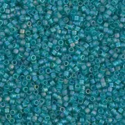 Miyuki Delica 15/0 DBS1283 - Matte Transparent Caribbean Teal AB x5g