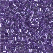 Miyuki Delica 8/0 DBL0906 - Sparkling Purple Lined Crystal x8g|raw }}