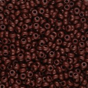 Perles rocailles Preciosa 9/0 2.5 mm - Opaque Chocolate x20g