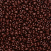 Perles rocailles Preciosa 9/0 2.5 mm - Opaque Chocolate x20g