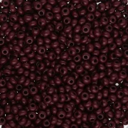 Perles rocailles Preciosa  11/0 2 mm - Opaque Chocolate x20g