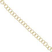 Chaîne maille Forçat ronde 4.7 mm - Doré à l'or fin x1m|raw }}