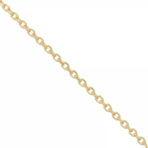 Chaîne maille Forçat limée 2,5 mm doré x1m