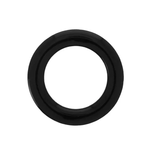 Intercalaire anneau style donuts en résine époxy 23mm Noir x1