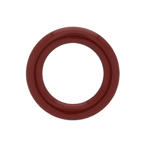 Intercalaire anneau style donuts en résine époxy 23mm - Rouge foncé x1