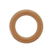 Intercalaire anneau style donuts en résine époxy 23mm Moutarde x1