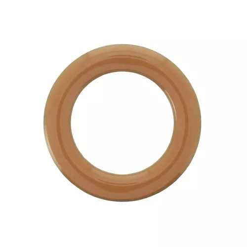 Intercalaire anneau style donuts en résine époxy 23mm Moutarde x1