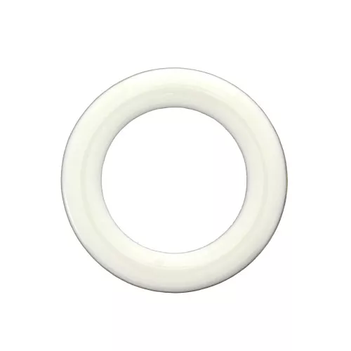 Intercalaire anneau style donuts en résine époxy 23mm Blanc x1