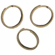 Anneaux doubles 10x0.7 mm - Bronze x50