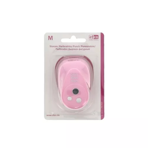 Perforatrice moyenne Efco pour scrapbooking et loisirs créatifs - Ronds 5/6/8 mm