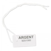 Etiquette prix 8x16 mm Argent 925 x100|raw }}