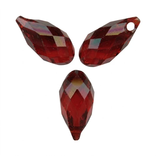 Goutte PureCrystal 6010 13x6.5 mm Siam x1