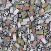 Miyuki Half Tila Beads 5x2.3x1.9mm HTL-4559 - Labrador Vitrail Mat x10g