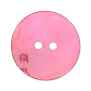 Bouton Nacre 20 mm Rose/Padparadscha x1